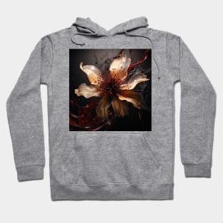 Luxury Glamorous Flower Fluid Abstract Hoodie